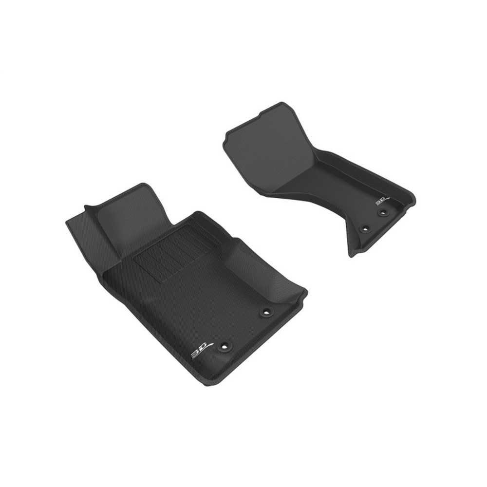 3D MAXpider Kagu 1st Row Black Floor Mat Set , Mazda/Fiat Mx-5 Miata/124 Spider 2016-2019 L1MZ05511509
