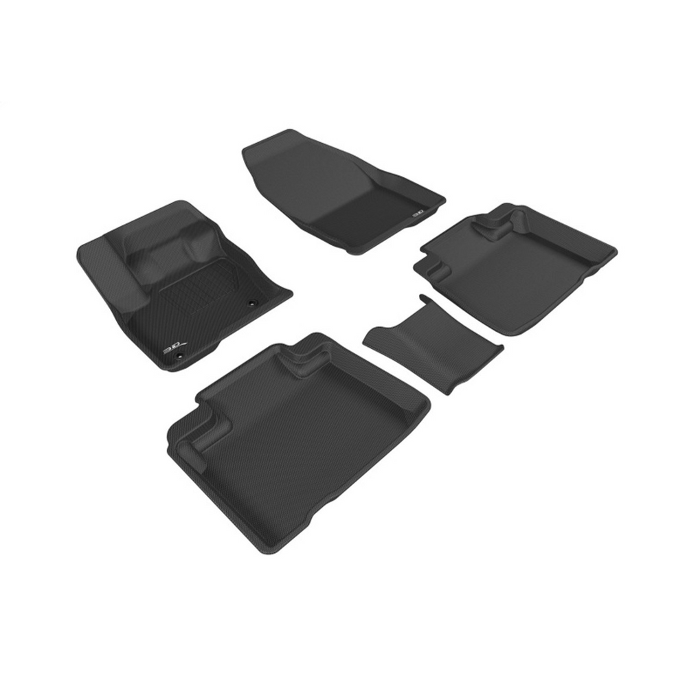 3D MAXpider Electric Kagu 1st & 2nd Row Black Floor Mat Set, Ford Edge 2015-2024 L1FR09301509