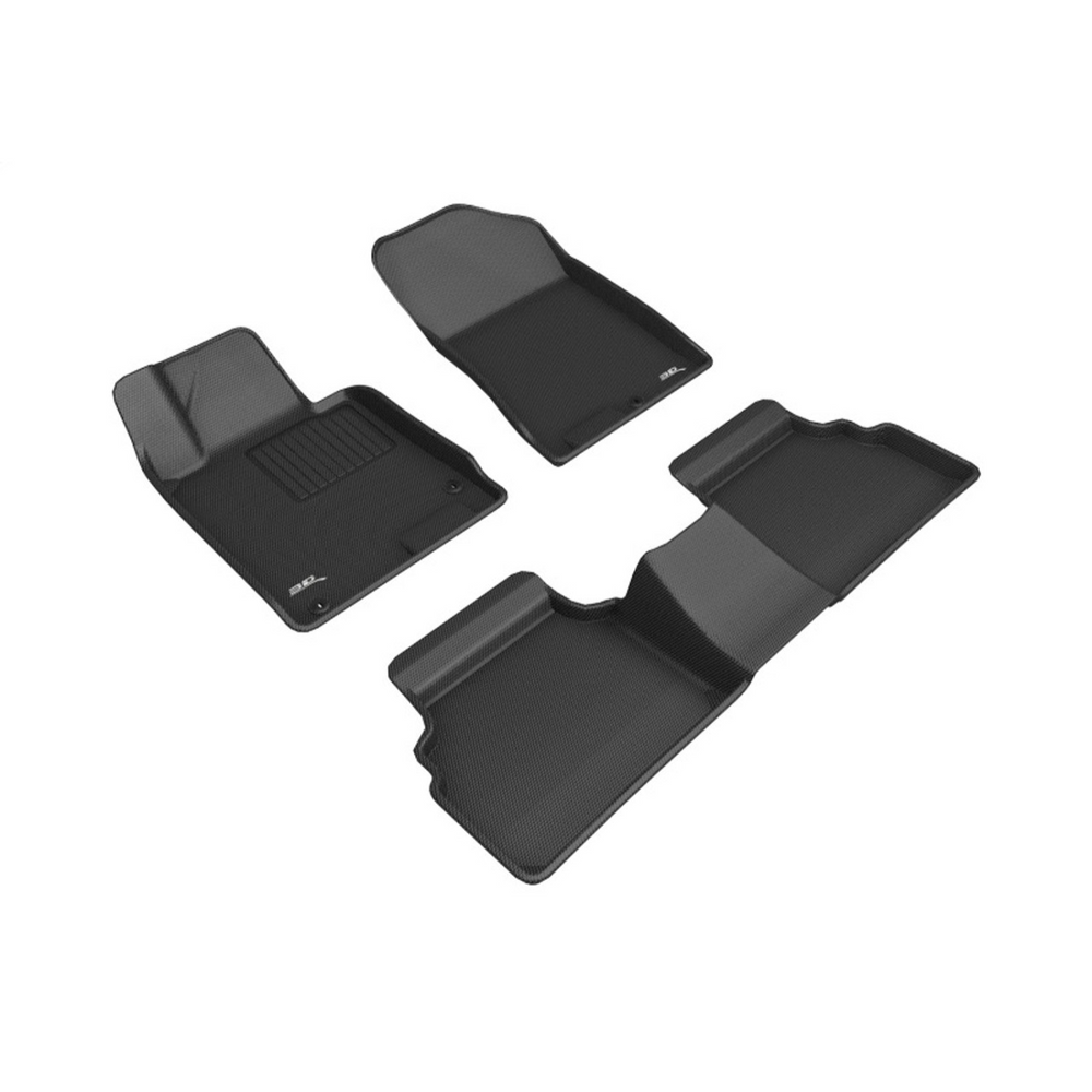 3D MAXpider Electric Kagu 1st & 2nd Row Black Floor Mat Set, Kia K5 FWD 2021+ L1KA05901509