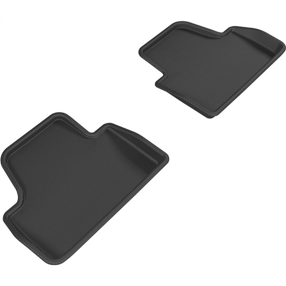 3D MAXpider Kagu 2nd Row Black Floor Mat Set, BMW 4 Series Convertible 2014-2020 L1BM06821509