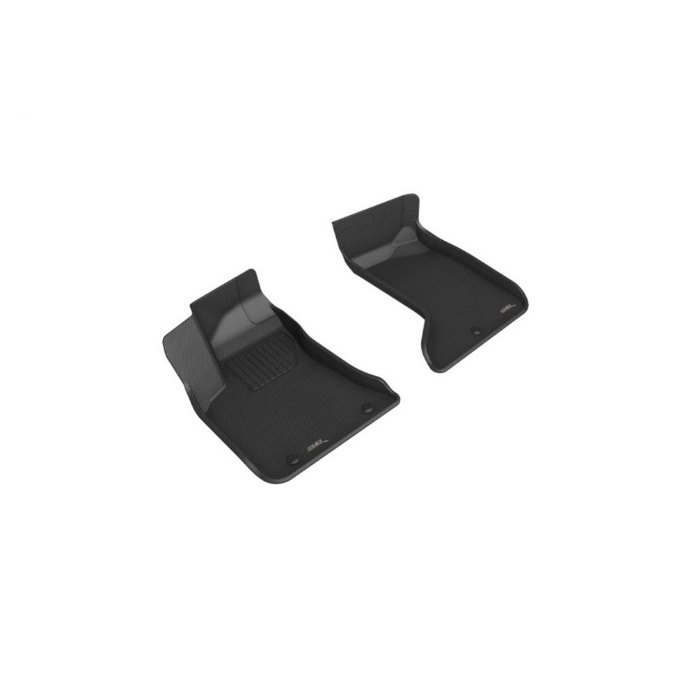 3D MAXpider Kagu 1st Row Black Floor Mat Set, Dodge Charger AWD 2012-2021 L1DG03311509