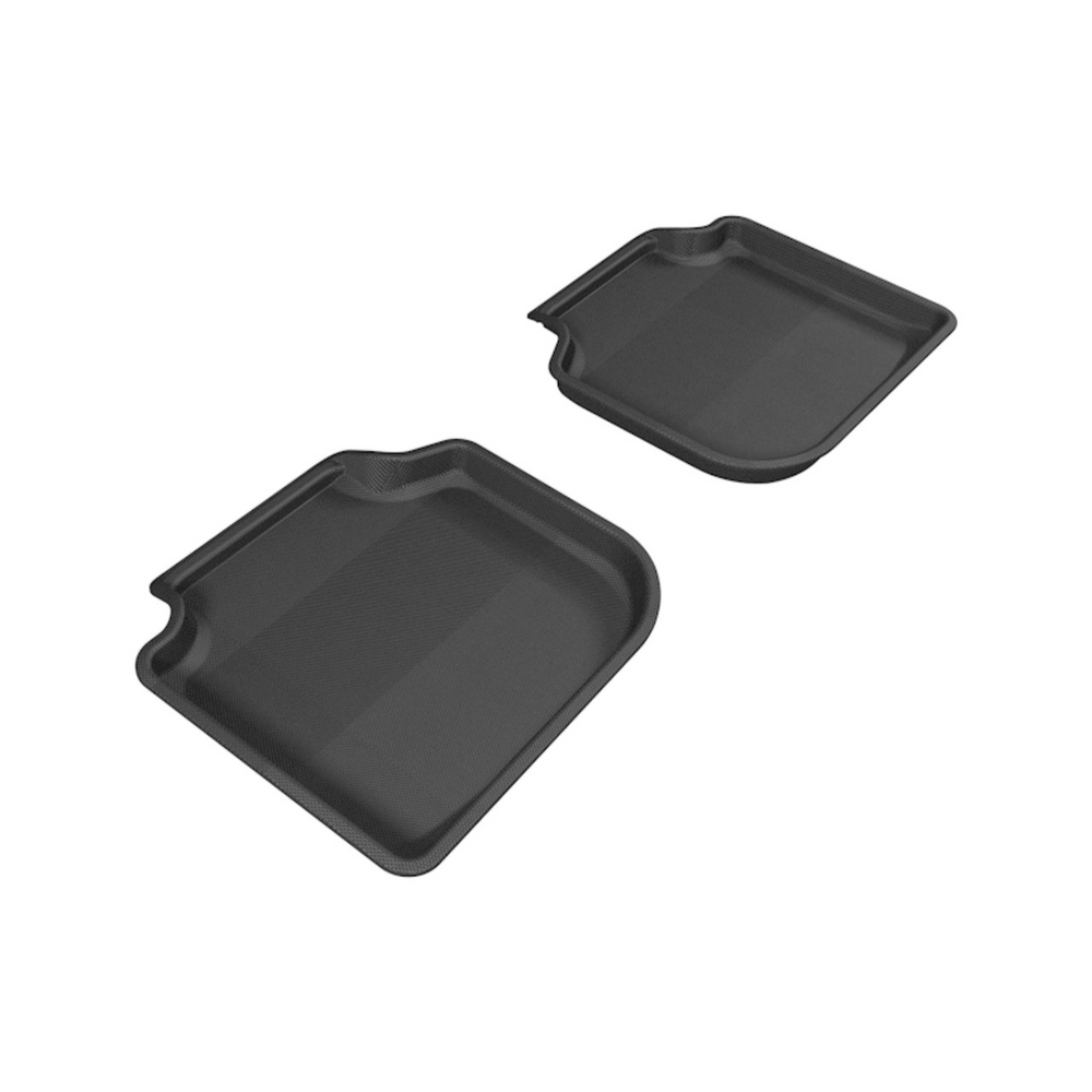 3D MAXpider Kagu 2nd Row Black Floor Mat Set, Volkswagen Passat 2012-2019 L1VW05621509