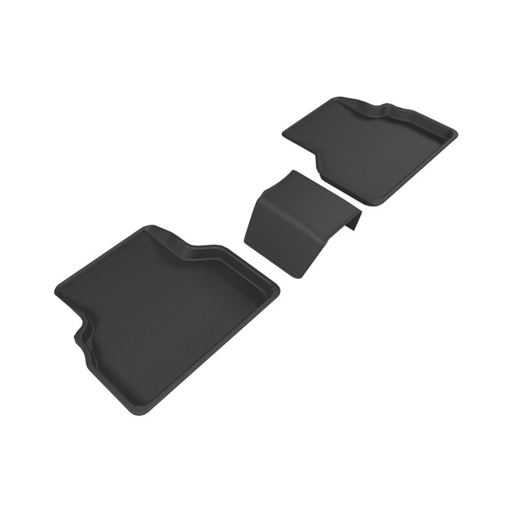 3D MAXpider Kagu 2nd Row Black Floor Mat Set, Audi Q3 2015-2018 L1AD03921509