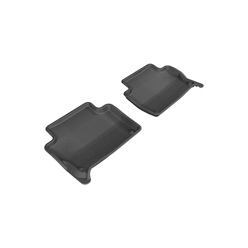 3D MAXpider Kagu 2nd Row Black Floor Mat Set, Audi Q7 2007-2015 L1AD02621509