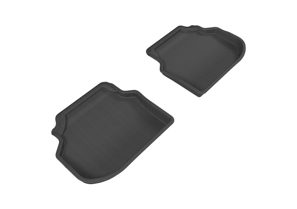 3D MAXpider Kagu 2nd Row Black Floor Mat Set, BMW 5 Series F10 2011-2014 L1BM05421509
