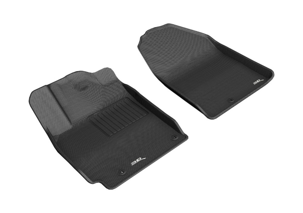 3D MAXpider Kagu 1st Row Black Floor Mat Set, Hyundai Veloster 2019-2020 L1HY08911509