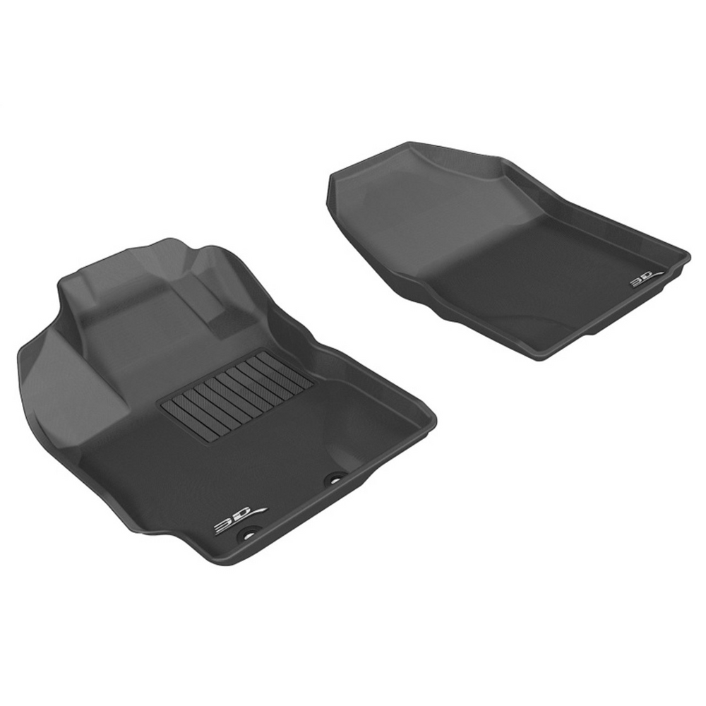 3D MAXpider Kagu 1st Row Black Floor Mat Set, Toyota/Scion Yaris/XD 2012-2018 L1TY10811509