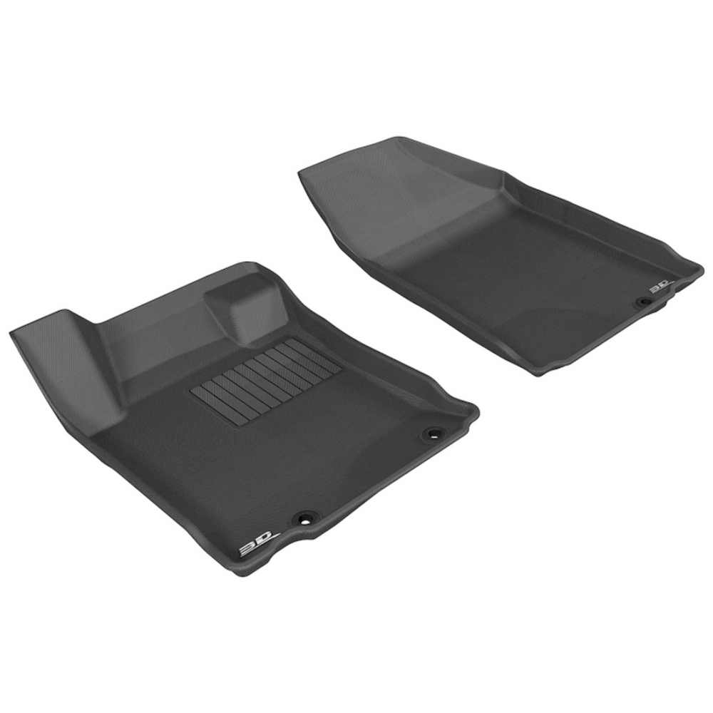 3D MAXpider Kagu 1st Row Black Floor Mat Set, Nissan Altima Sedan 2013 L1NS05711509