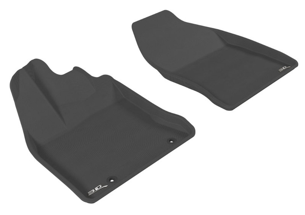 3D MAXpider Kagu 1st Row Black Floor Mat Set, Lexus CT Hybrid 2011-2017 L1LX02211509