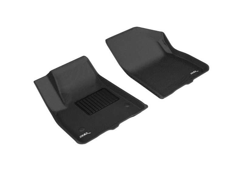 3D MAXpider Kagu 1st Row Black Floor Mat Set, GMC/Chevrolet Acadia/Blazer 2017-2020 L1GM02111509