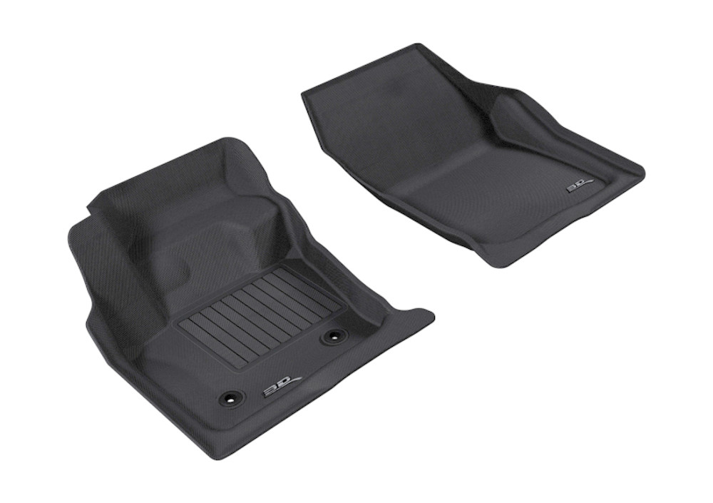 3D MAXpider Kagu 1st Row Black Floor Mat Set, Ford/Lincoln Fusion/MKZ 2013-2016 L1FR06011509