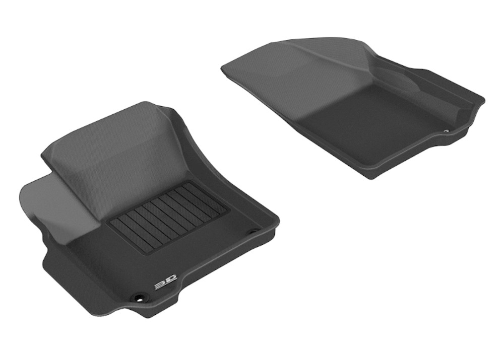 3D MAXpider Kagu 1st Row Black Floor Mat Set, Dodge Journey 2012-2019 L1DG01211509