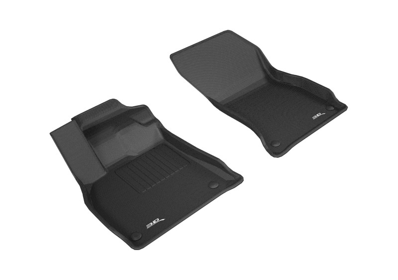 3D MAXpider Kagu 1st Row Black Floor Mat Set, Audi Q5 2018-2020 L1AD04711509