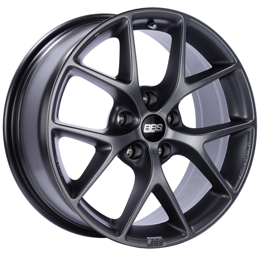 BBS SR 18x8 5x108 ET42 Satin Grey Wheel -70mm PFS/Clip Required