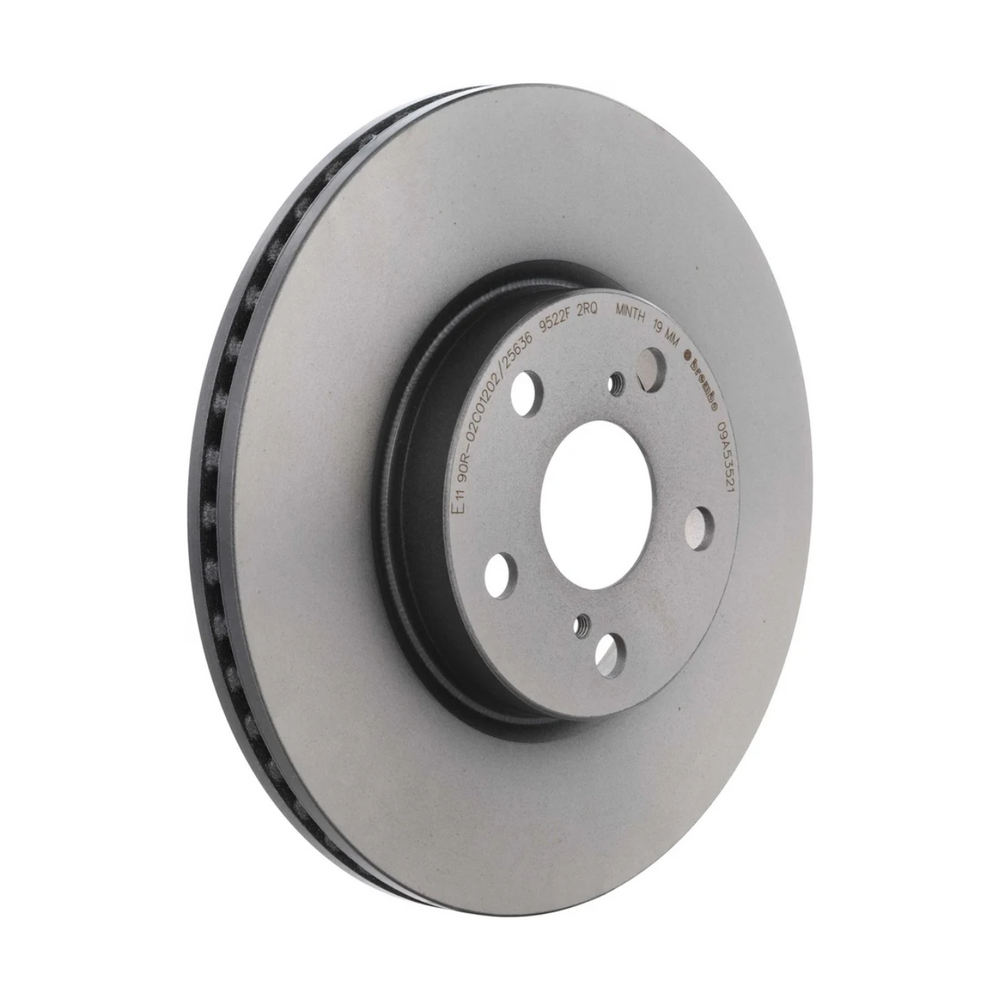 Brembo 09.A535.21 Prime UV Coated Front Brake Rotor, Scion xD 2008–2014, Toyota Corolla 2009–2019, Toyota Matrix 2009–2013