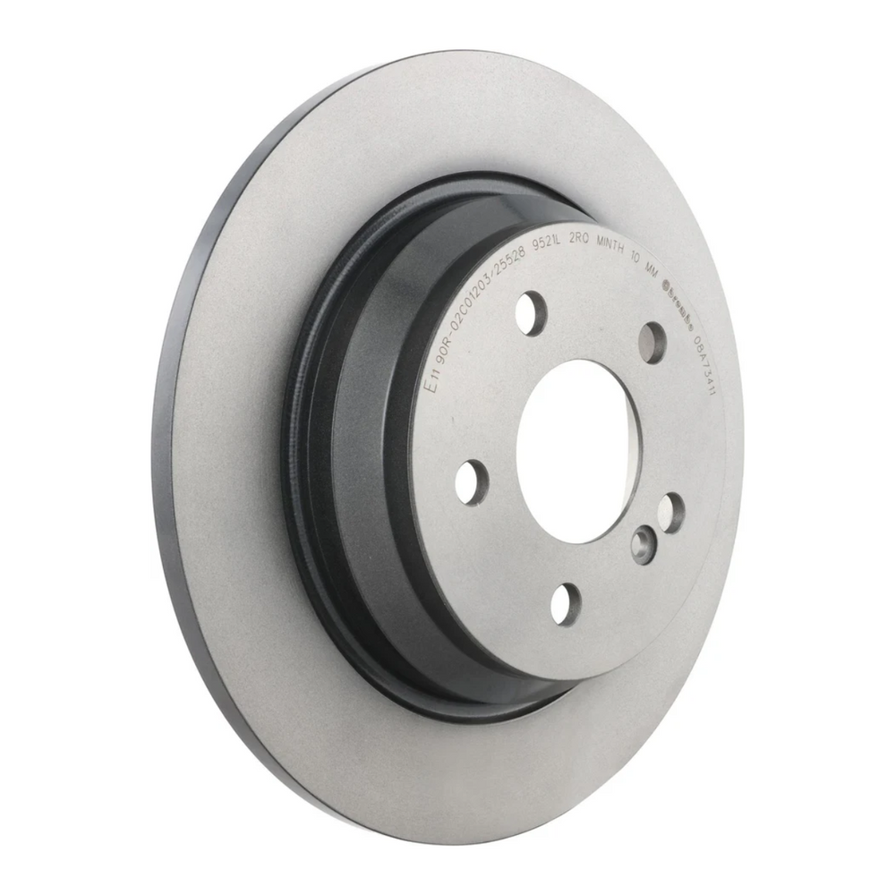 Brembo 08.A734.11 Prime UV Coated Rear Brake Rotor, Mercedes-Benz S400 2010–2013, S550 2007–2011, SL550 2007–2009