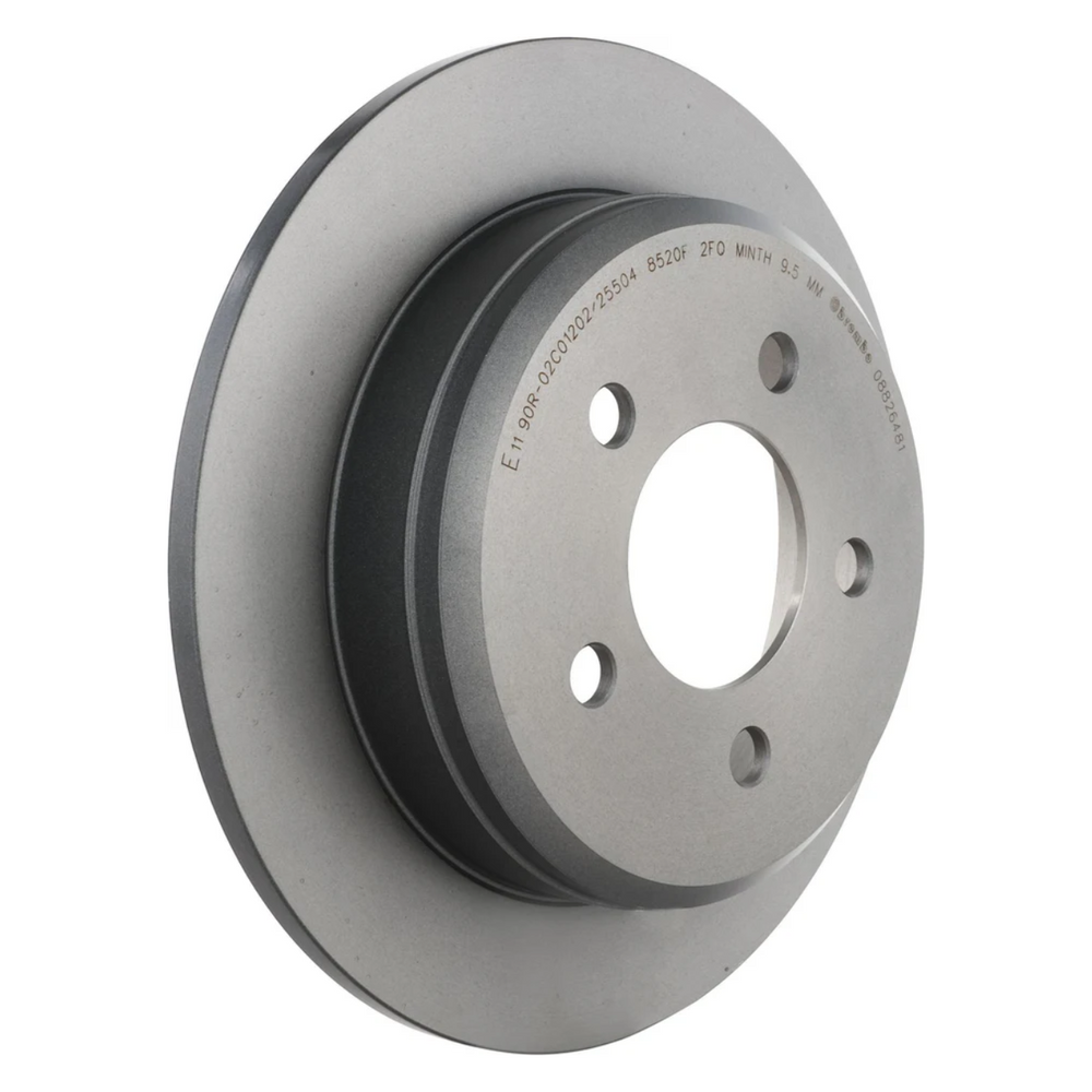 Brembo 08.8264.81 Prime UV Coated Rear Brake Rotor, Jeep Grand Cherokee 1994–1998