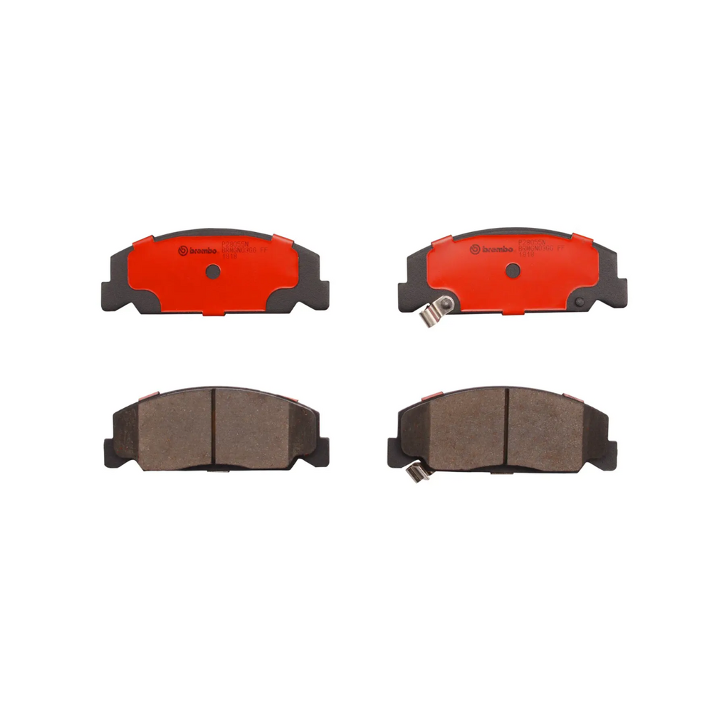 Brembo P28055N Premium NAO Ceramic Front Brake Pads, Honda Civic 1990-2000, Civic del Sol 1993-1997, CRX 1990-1991