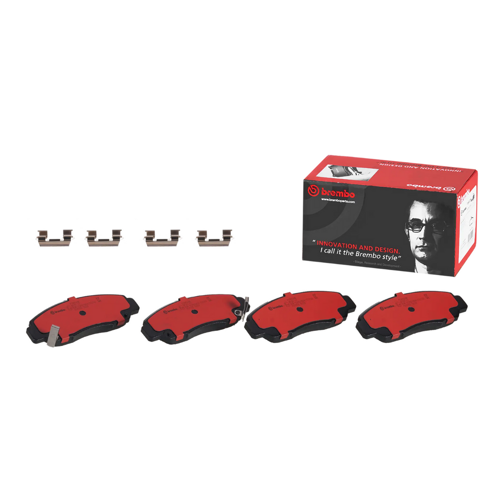 Brembo P28034N Premium NAO Ceramic Front Brake Pads, Acura CL 2001-2003 / RL 1999-2004 / TL 1999-2008 / Honda Civic 2006-2015