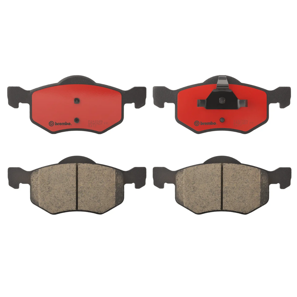 Brembo P24056N Premium NAO Ceramic Front Brake Pads, Ford Escape 2001-2007, Mercury Mariner 2005-2007