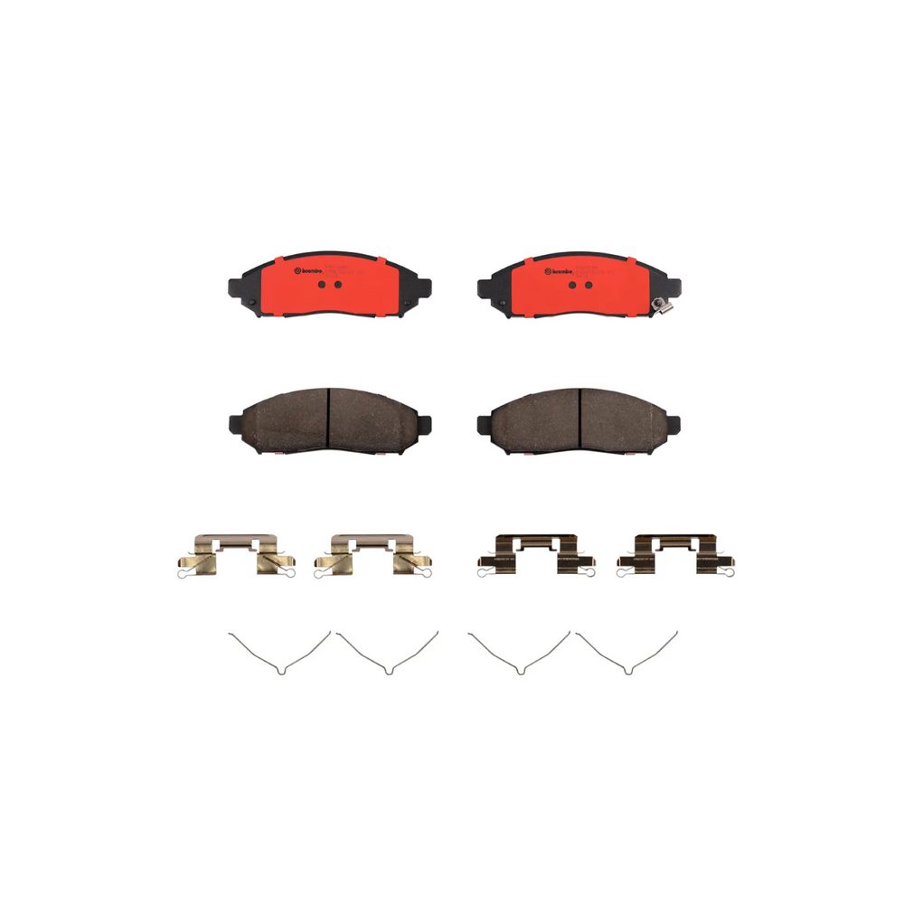 Brembo P56059N Premium NAO Ceramic Front Brake Pads, Nissan Frontier 2005-2019 / Pathfinder 2005-2012