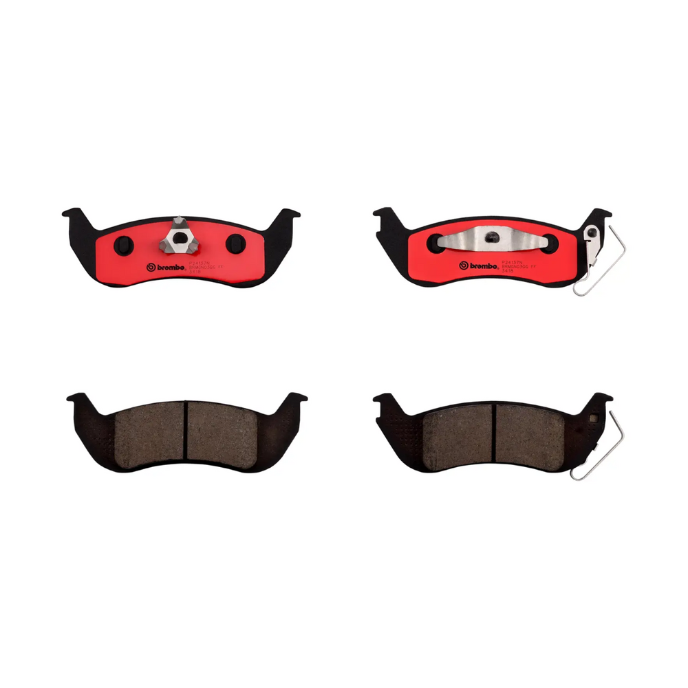 Brembo P24137N Premium NAO Ceramic Rear Brake Pads, Ford Crown Victoria 2003-2011 / Ranger 2010-2011