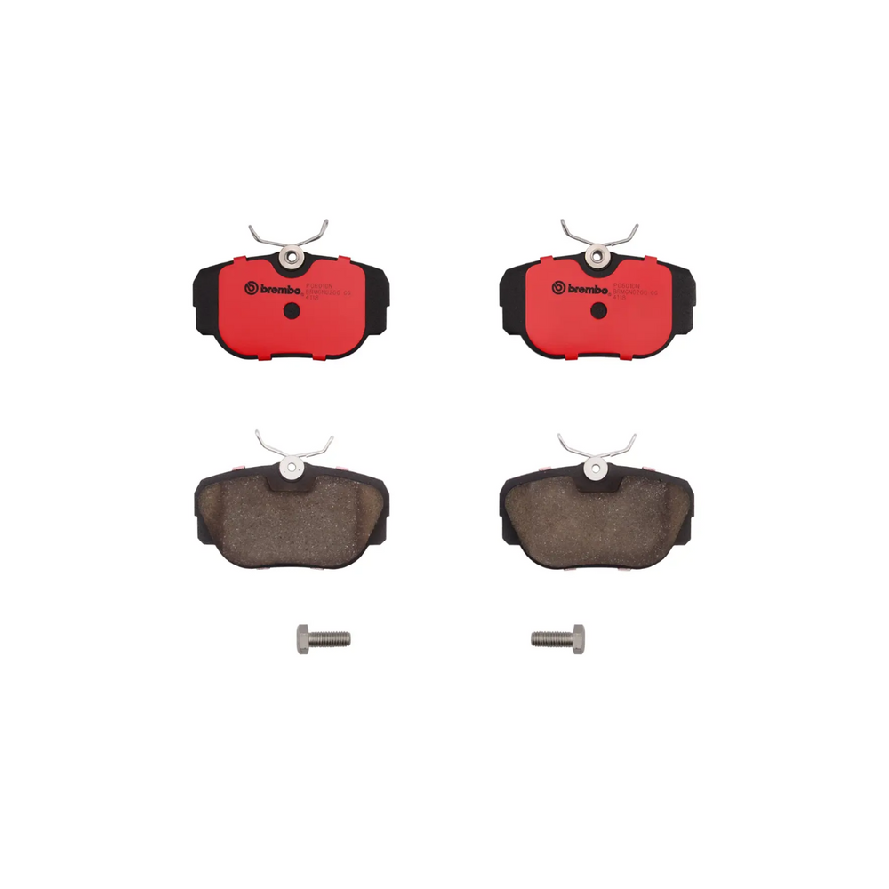 Brembo P06010N Premium NAO Ceramic Rear Brake Pads, BMW 318i 1984-1985