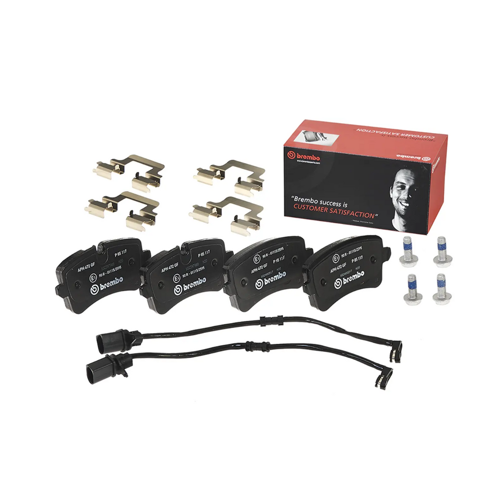 Brembo Premium Rear Low-Met Brake Pads, Audi A8 Quattro 2011-2016/S8 2013-2018 P85117