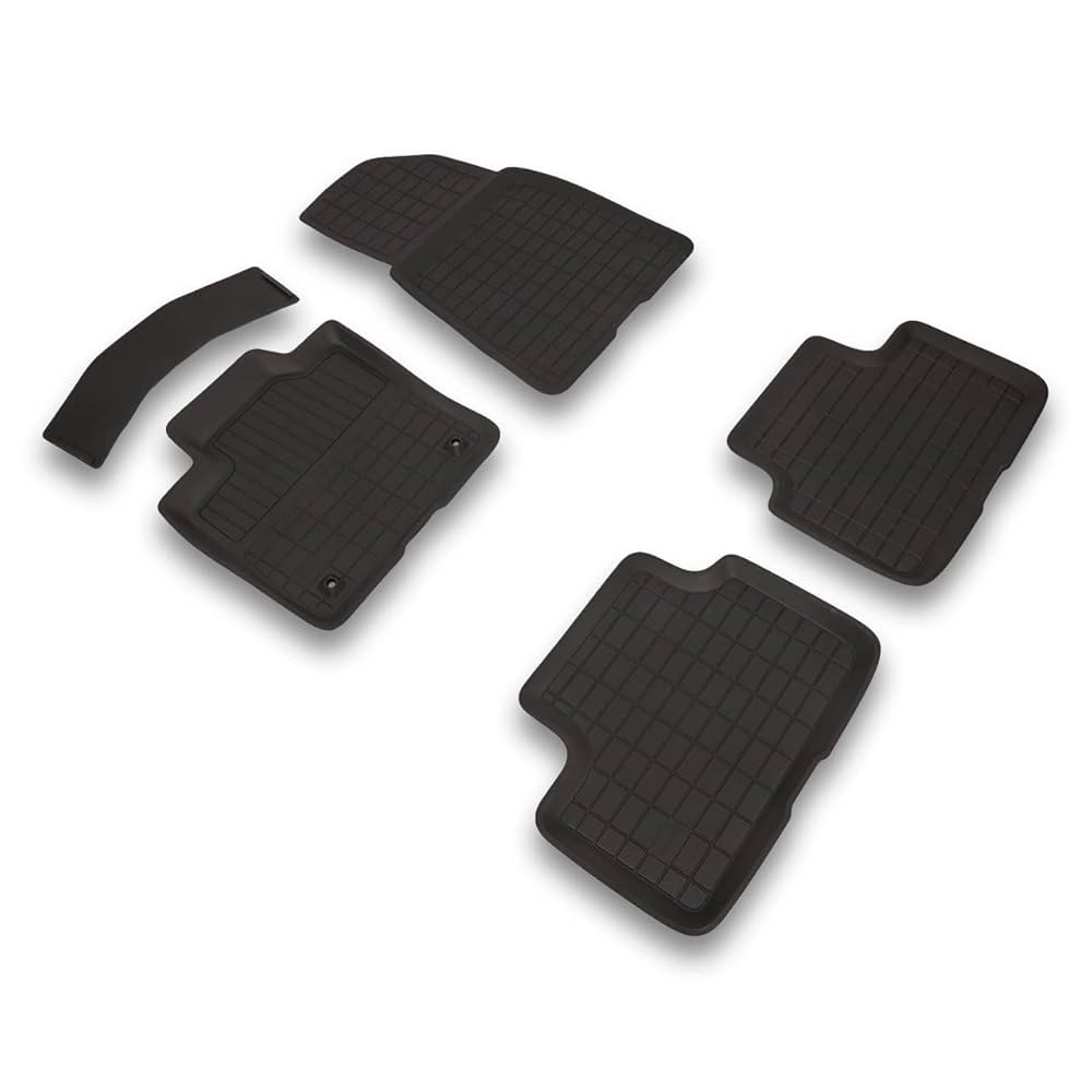 Genuine Volvo Charcoal Plastic Floor Mats, Volvo XC40 Recharge 32357811