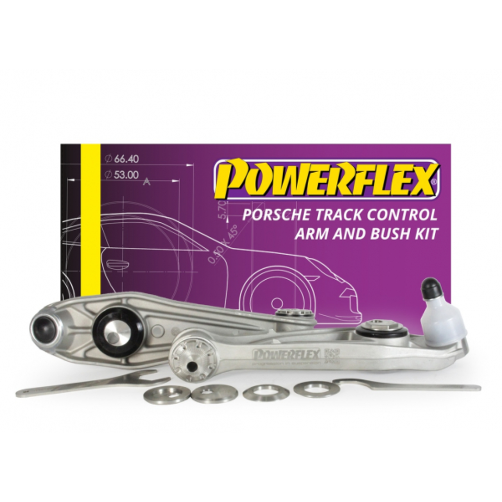 Powerflex PF57K-1002G Track Control Arm Pair Adjustable, Porsche (997/987 Front)