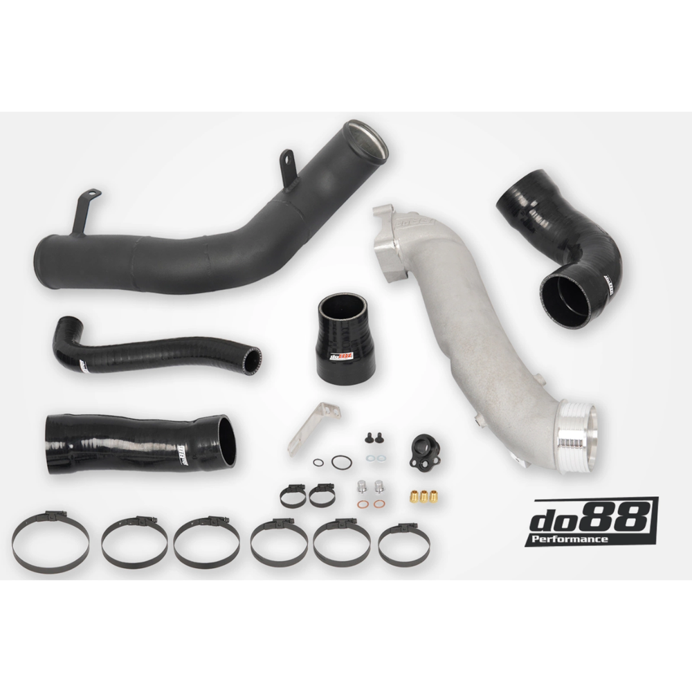 do88 Performance Intercooler w/ Charge Pipes Black, Audi RS3 8V / TT RS 8S 2.5T
