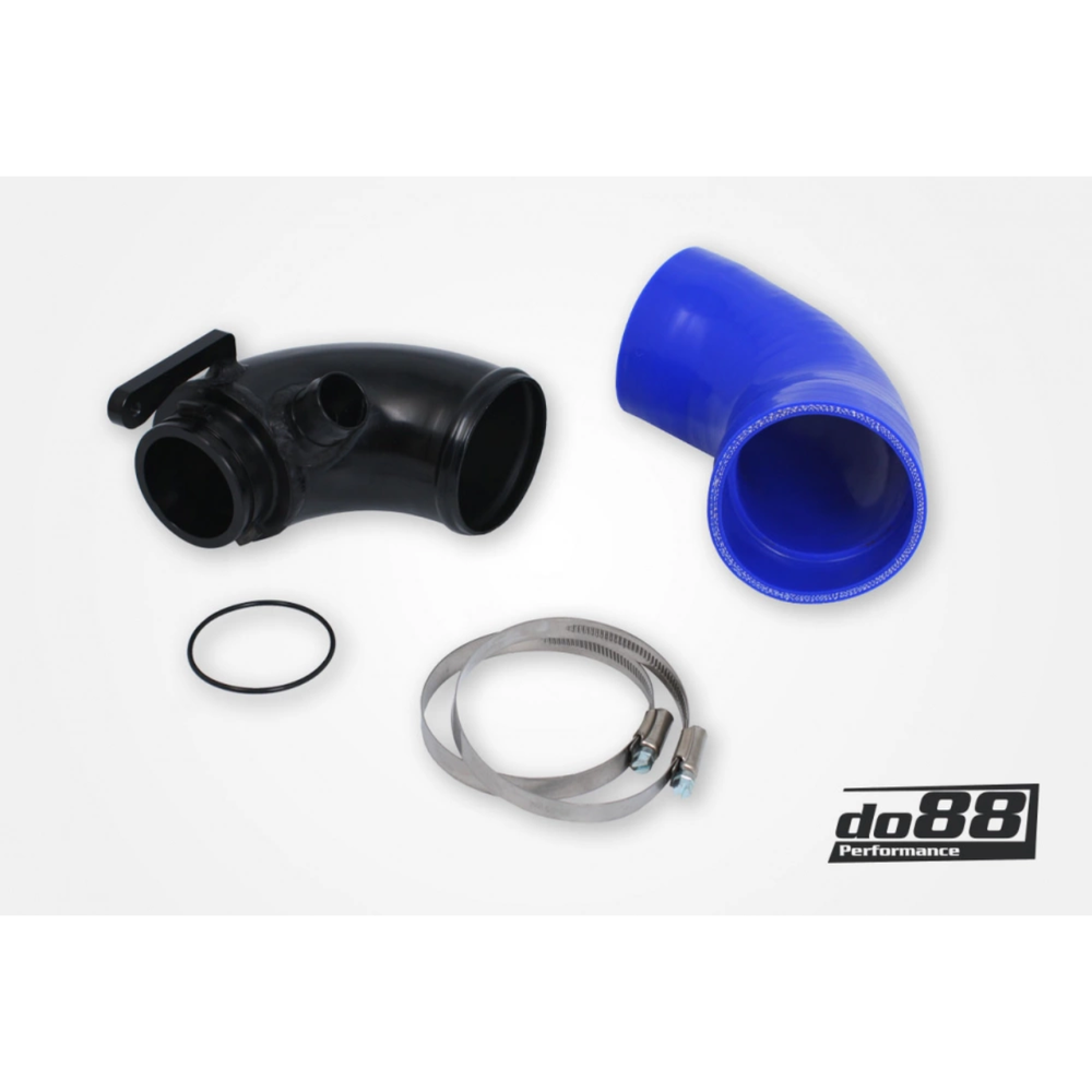 do88 Performance Turbo Inlet Pipe w/Blue Hose & Airbox, VAG 1.8/2.0 TSI (MQB) – OEM Turbo