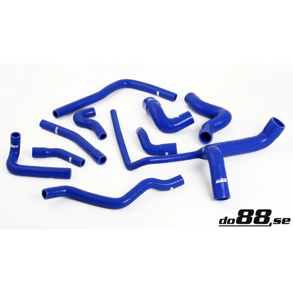 do88 Blue Radiator Hoses, Audi S4/S6/A6 2.2T C4 (AAN) 1991-1997