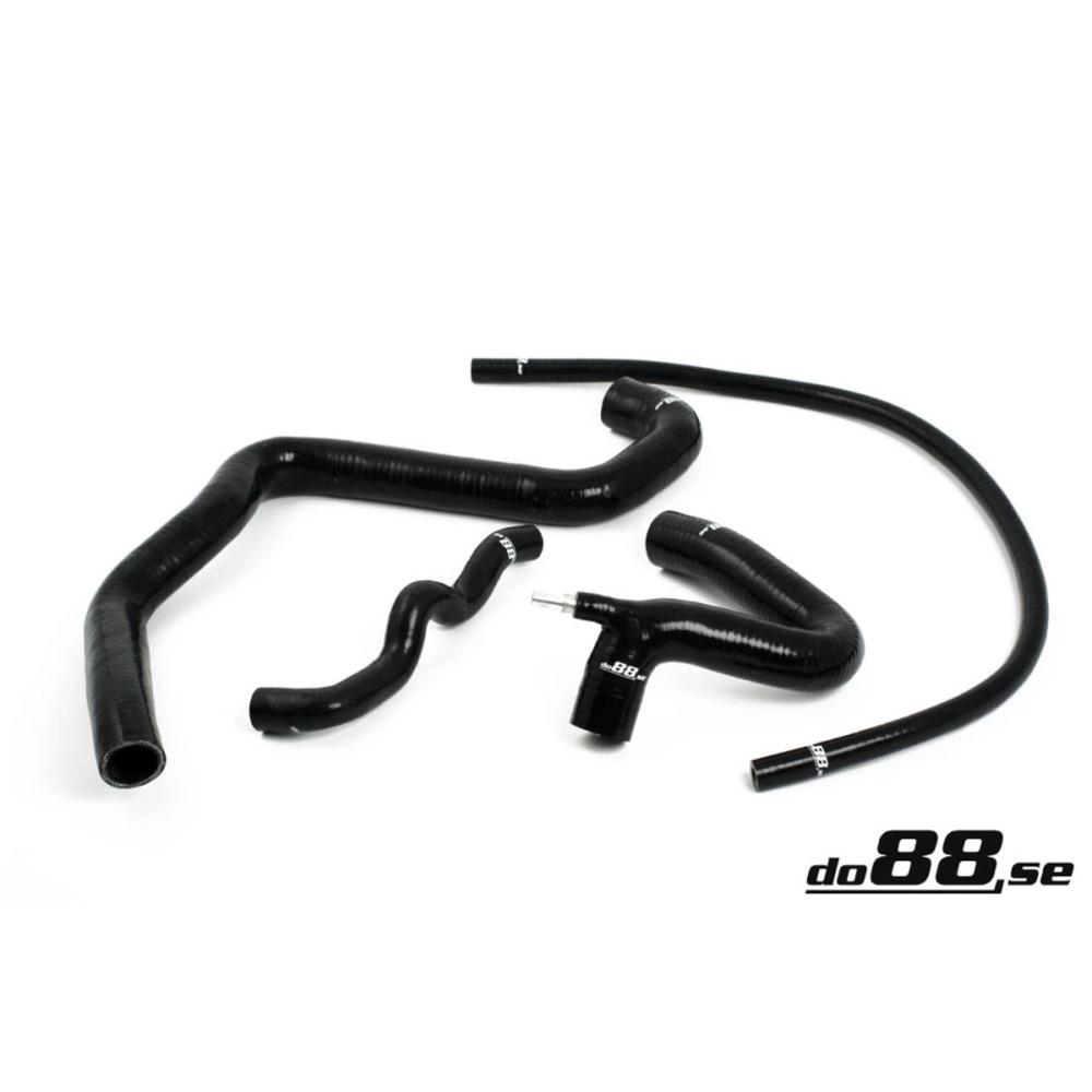 do88 Black Coolant Hoses, Volvo S40/V40 2.0T/T4 1998–2004