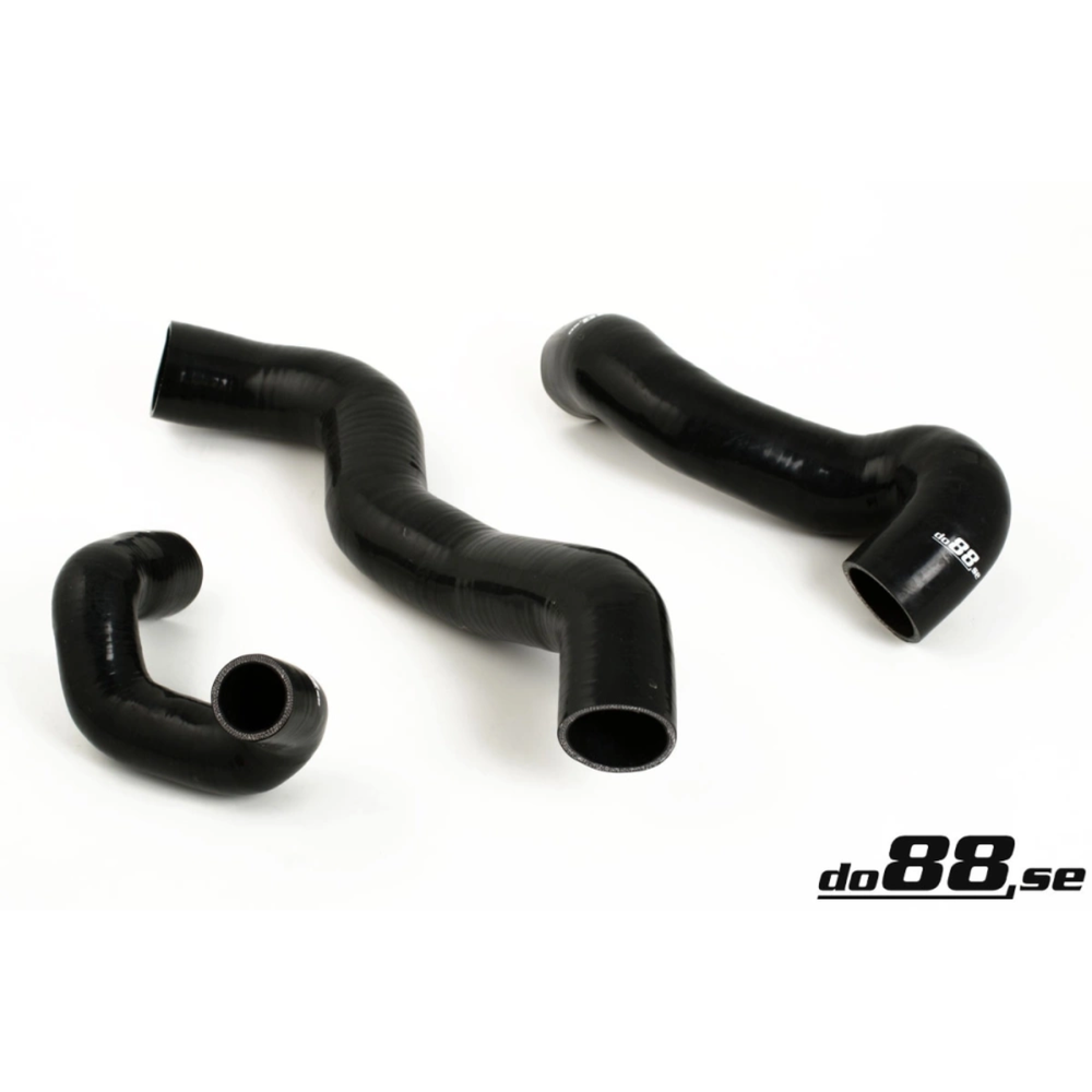 do88 Black Cross-Flow Hoses, Saab 900 / 9-3 Turbo 1994–2000