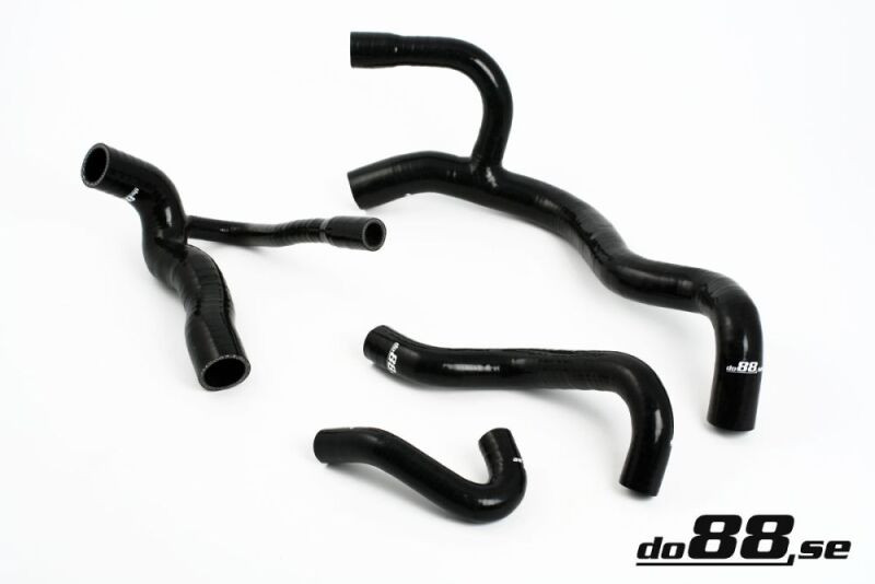 do88 92-96 Audi S2/RS2 2.2T (ABY/ADU) Radiator Hoses - Black