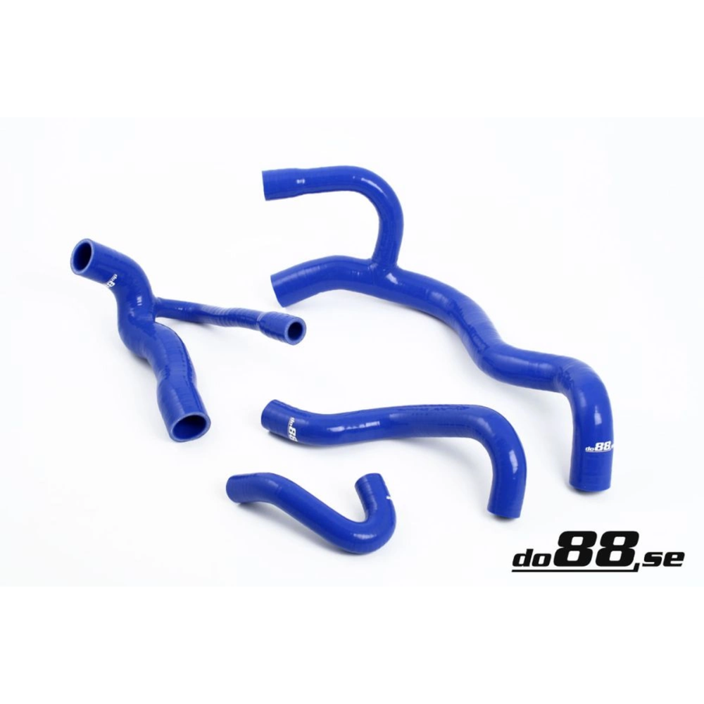 do88 Blue Radiator Hoses, Audi S2/RS2 2.2T (ABY/ADU) 1992-1996