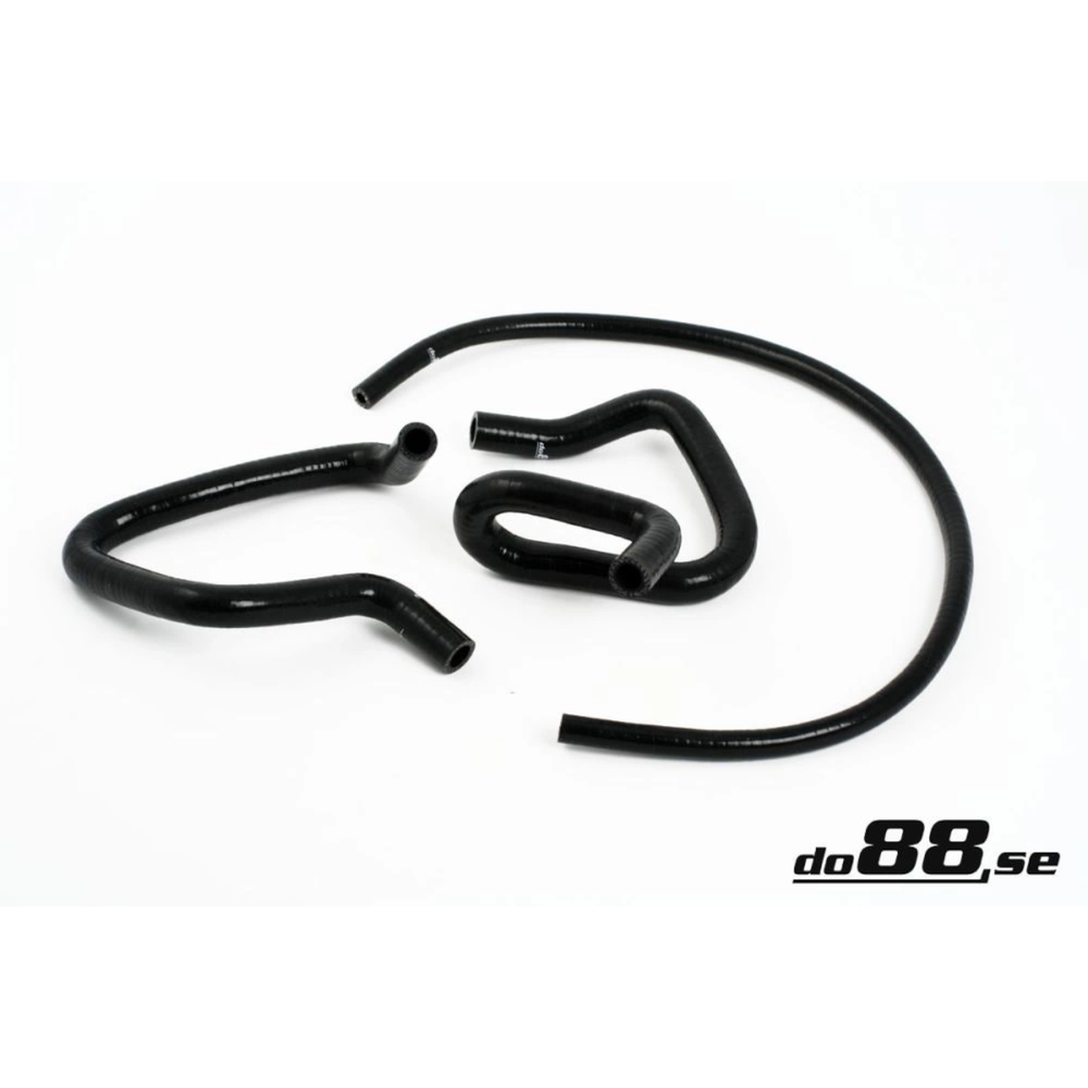 do88 Black Coolant Hoses Complement, Volvo 940 1992–1998