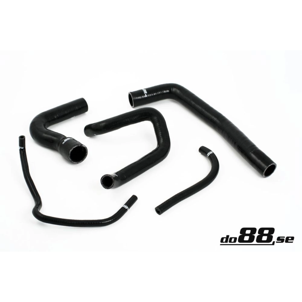 do88 Black Coolant Hoses, SAAB 9000 Turbo 1986–1990
