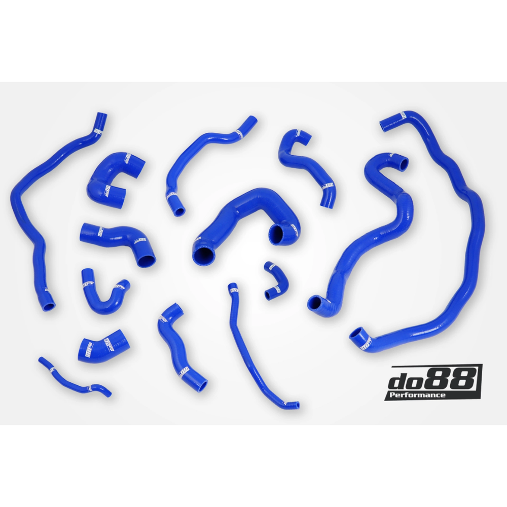 do88 Blue Coolant Hose Kit, BMW 135i/335i N54 (E82/E88/E9X) 07–10
