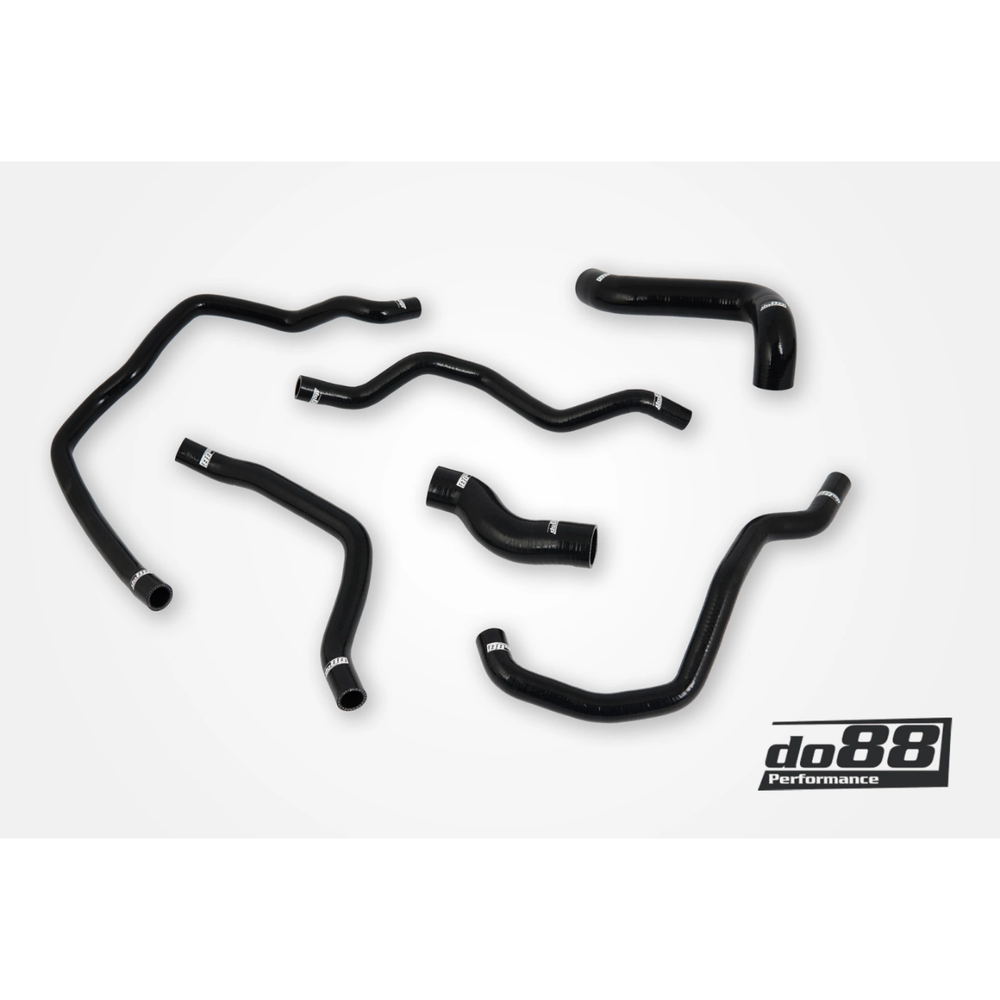 do88 Black Coolant Hose Kit, BMW 320/323/325/328/330 (E46)