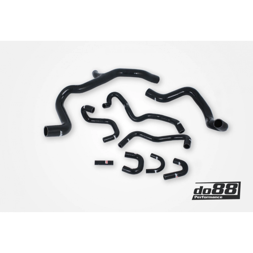 do88 Black Coolant Hose Kit, Volvo V70/S80 2.5T 2.5FT AFV 08–15