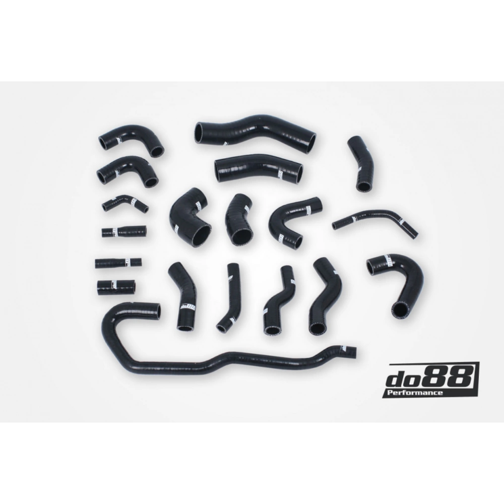 do88 Black Coolant Hose Kit, Audi RS6 4.2L BiTurbo (C5) 02–04