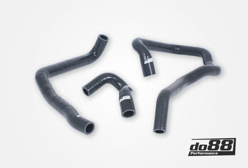 do88 Audi/Seat/Volkswagen 2.0T (MQB) Remote Radiator Coolant Hoses (Right) - Black
