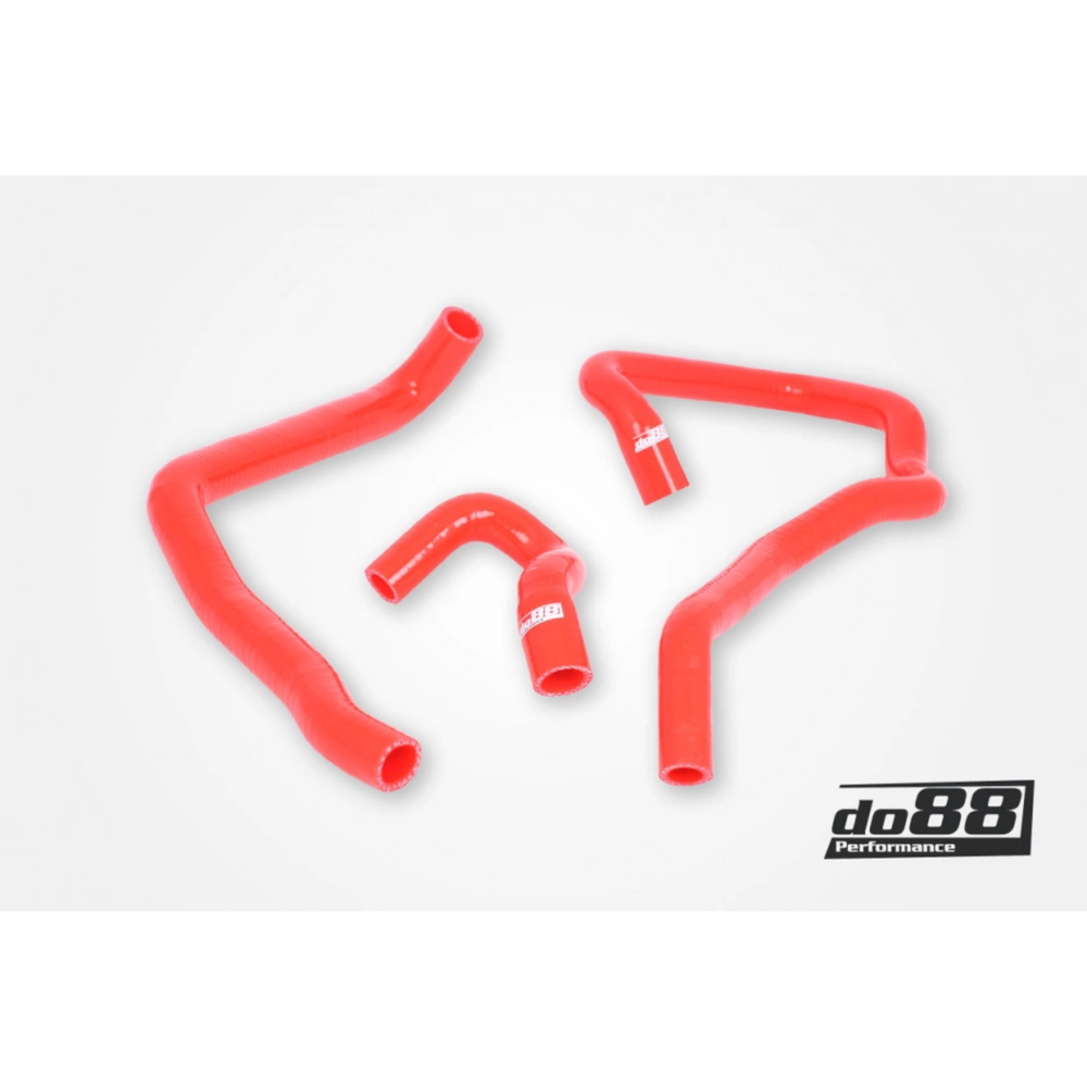 do88 Red Remote Radiator Coolant Hoses (Right), Audi/Seat/Volkswagen 2.0T (MQB)