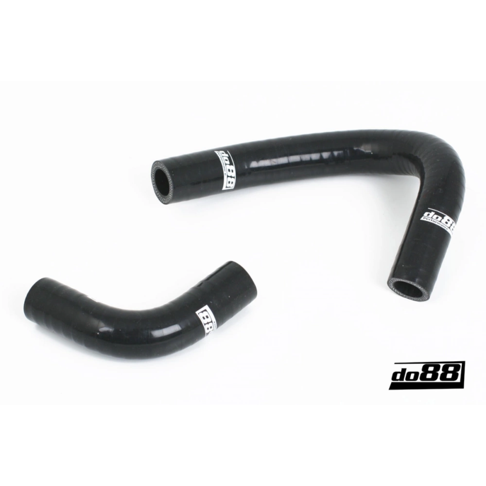 do88 Black Coolant Hose Kit, Volvo 740/940 Turbo 92–98 Oil Cooler