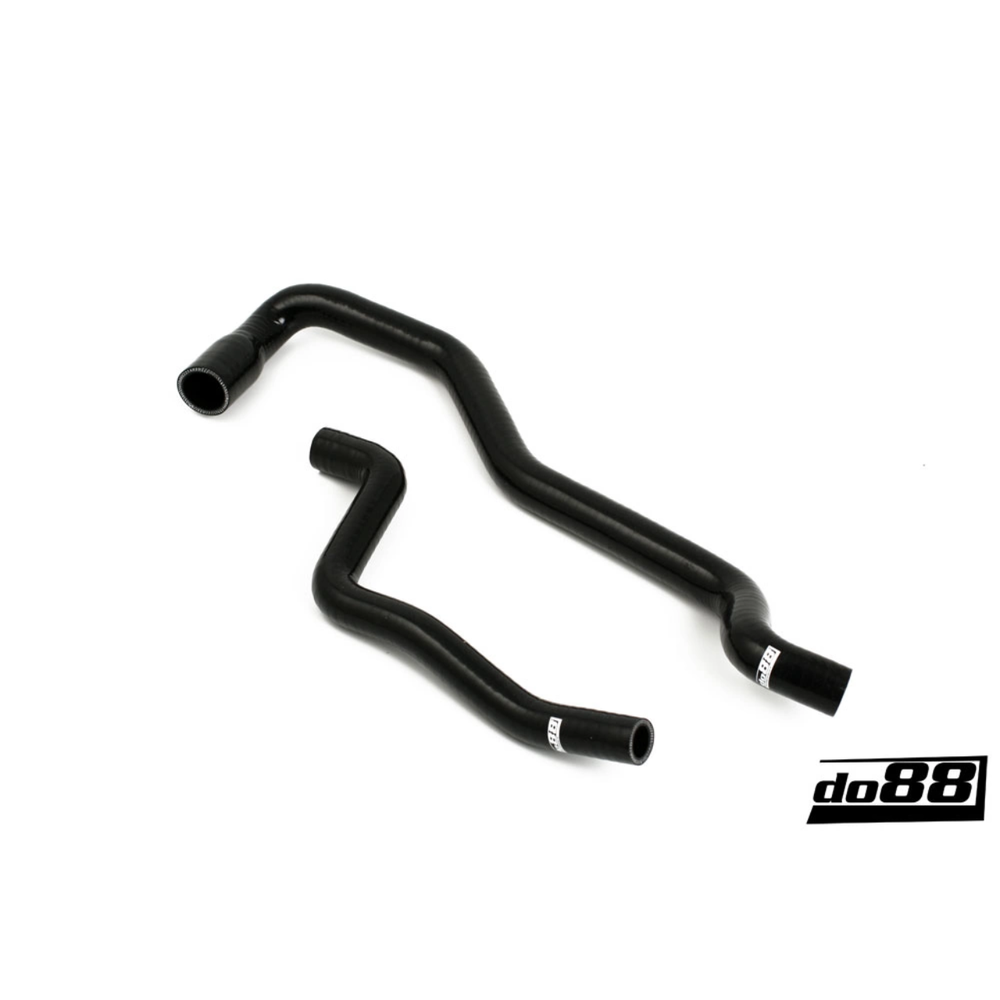 do88 Black Heater Hoses (Without Water Valve), Saab 9-5 1998–2010