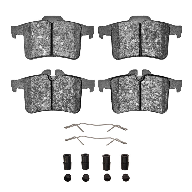 DFC 13-15 Jaguar XKR Rear 4000 HybriDynamic Brake Pads and Hardware Kit