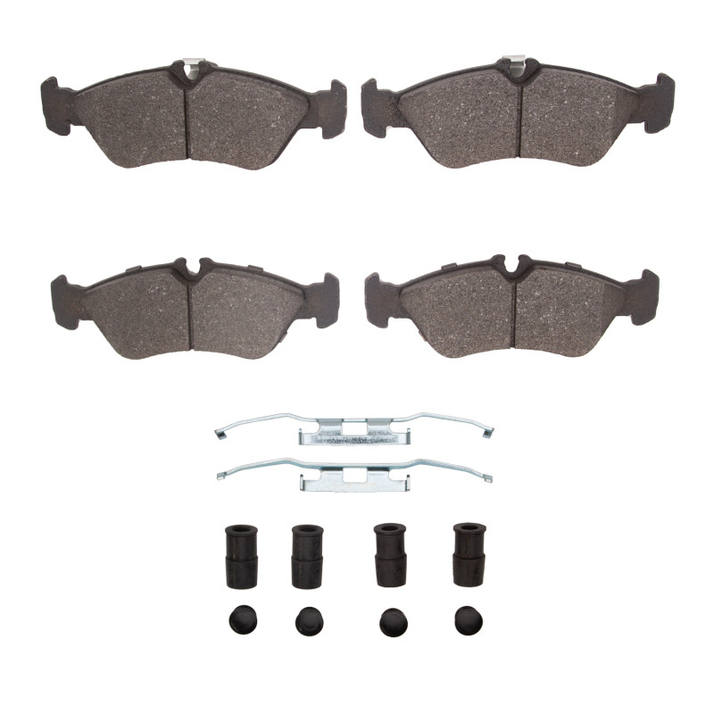 DFC 4000 HybriDynamic Rear Brake Pads and Hardware Kit, Dodge Sprinter 3500 2002-2006