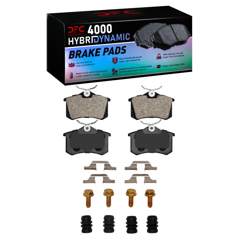 DFC 99-08 Audi A4 (Mexico) Rear 4000 HybriDynamic Brake Pads and Hardware Kit